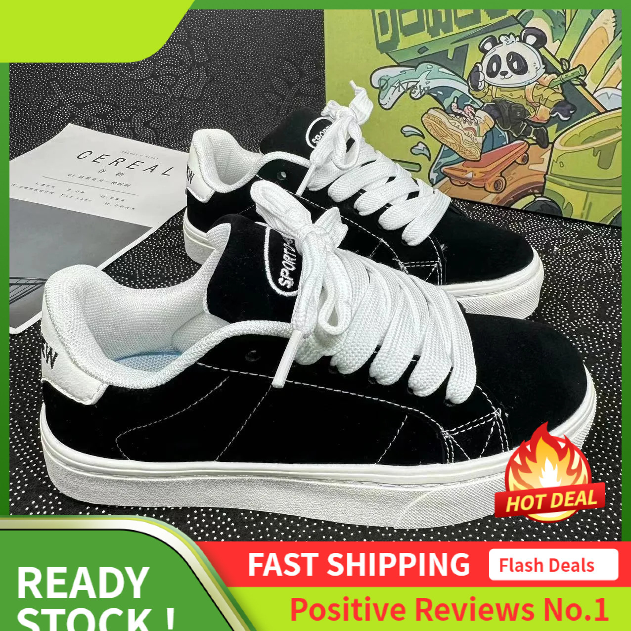 Men Women Ddmysports Vintage Red Board New Thick Soled Casual Versatile Canvas Shoes Black Free Shipping Outdoor