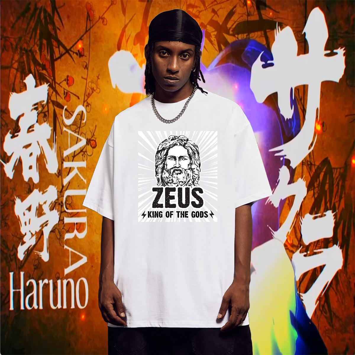 T Shirt For Man 100% Cotton 230g portrait Street Crew Neck Breathable Oversized 4XL Tshirt for Man Woman 2024 Designer Soft Tshirts