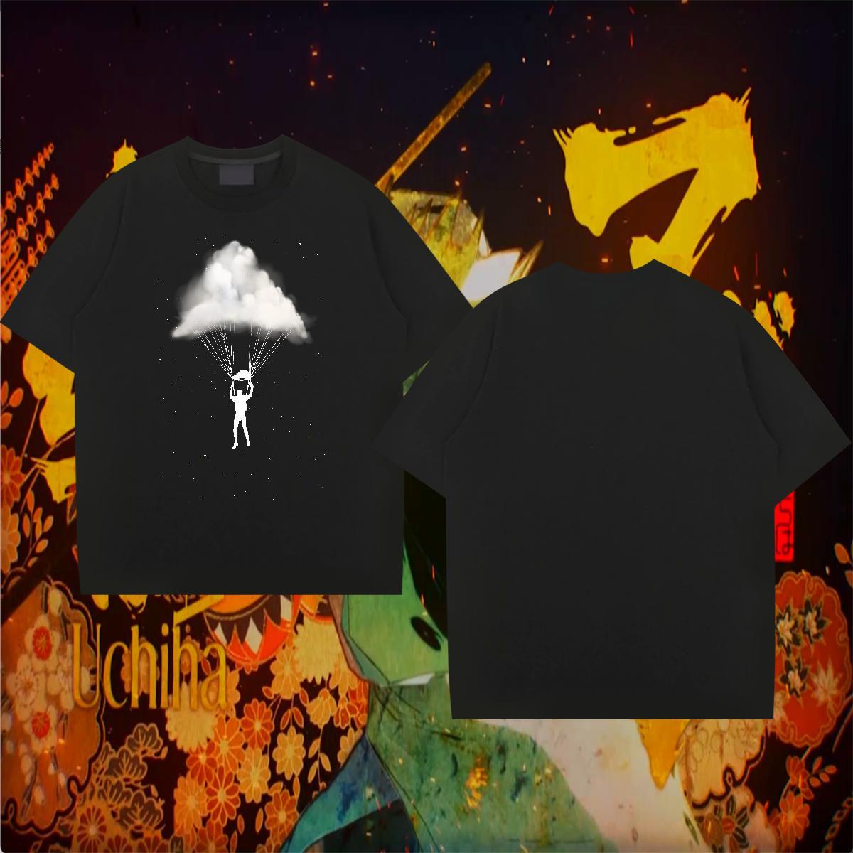 T-Shirts 100% Cotton 230g painting Anime Printing Street Pure Cotton Plus Size Custom Men Tees Designer Wholesale Tees Shirts