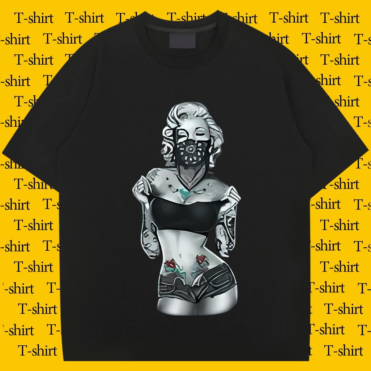 Man T Shirts 230g Cotton person Hip Hop Short Sleeve Soft Oversized 4XL Men Clothes T-Shirt DIY Customized Loose Tees