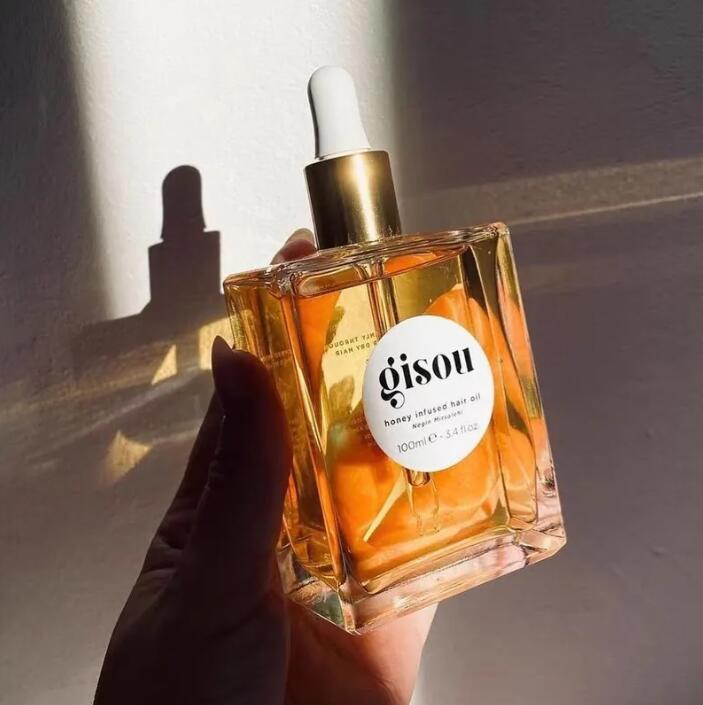 Gisou honey infused hair oil 20ml shine Enhancing Smoothing & Straightening hair essential oil women styling spray