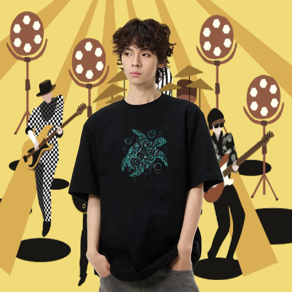 Casual New Mens T Shirts 230g Pure Cotton Daily Wear Tee Shirt O Neck Short Sleeves Wholesale Men Clothes T-Shirt Custom Print Oversized