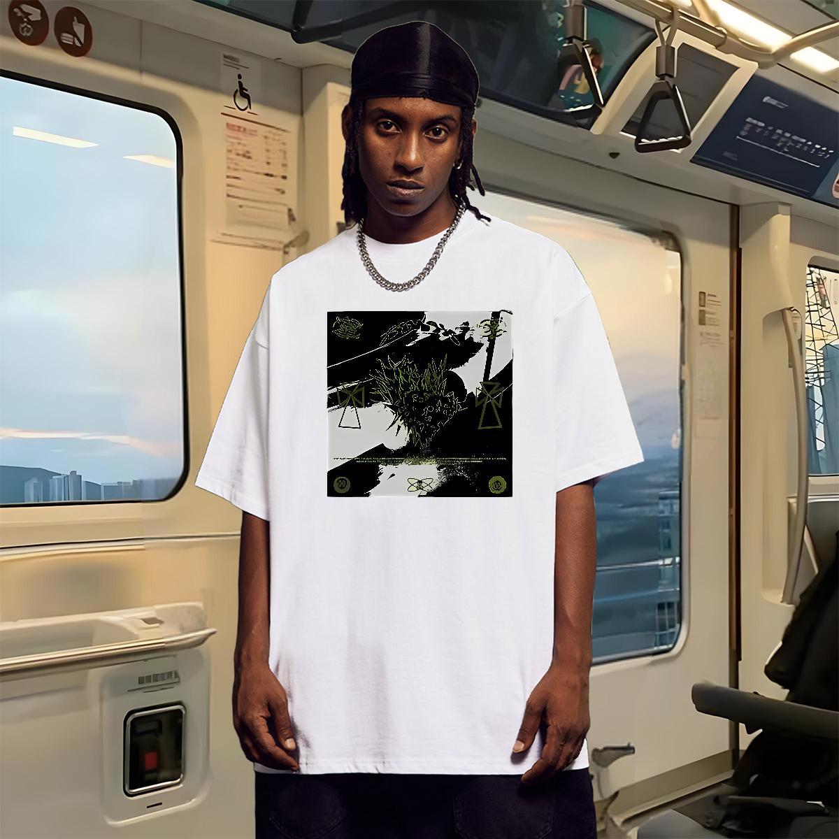 2024 Summer T shirt 230g 100% Cotton halloween Daily Wear Top Tees Breathable Comfortable Tshirt for Man Woman Oversized 4XL