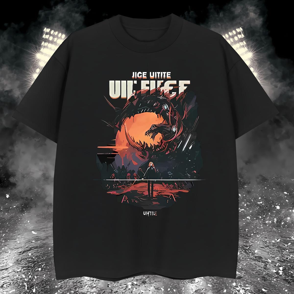 Mens T Shirts 100% Cotton 230g comic Hip Hop Street Breathable Crew Neck Plus Size Cartoon Men Tops Tees Classic Popular Top Tees