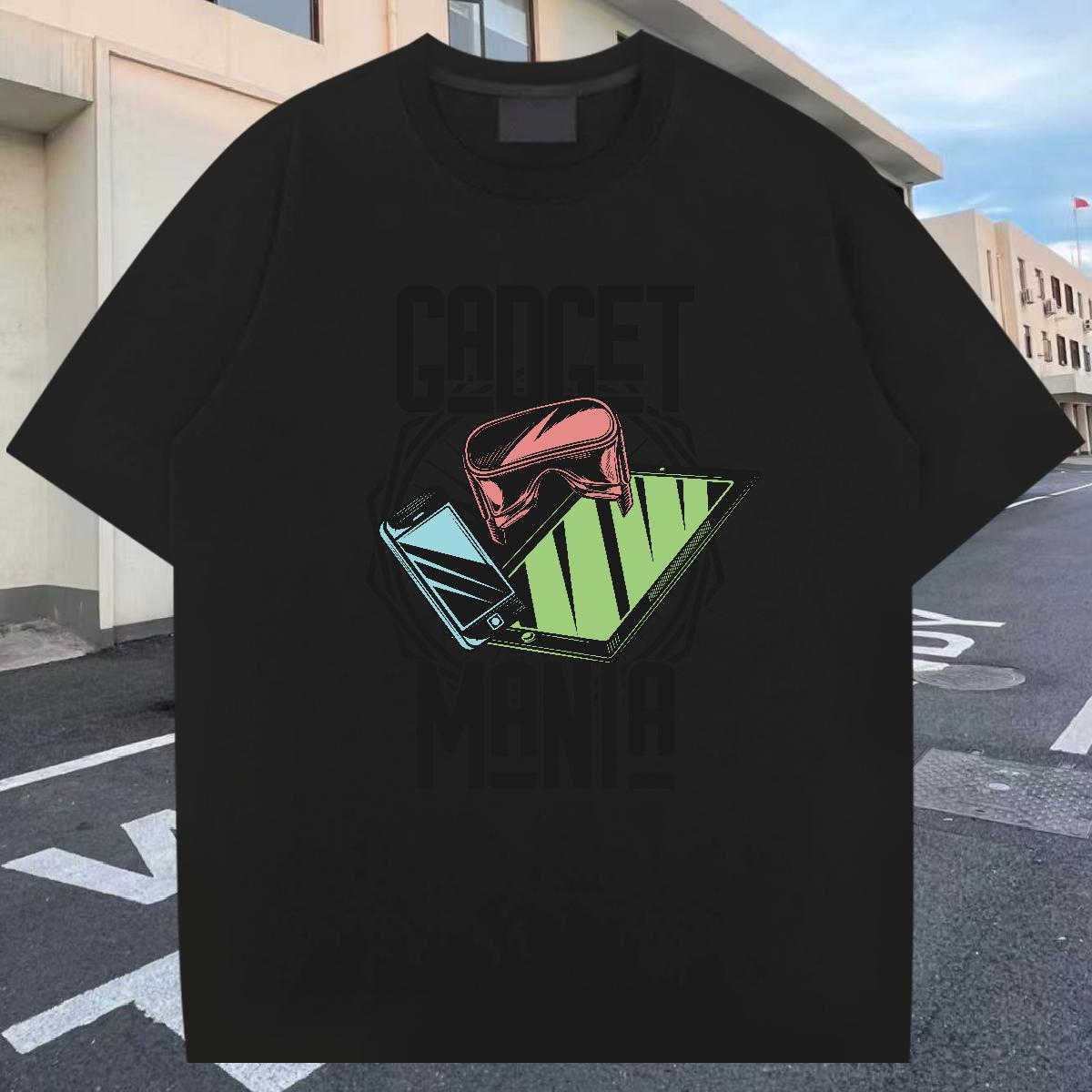 High Quality Men Tshirts 230g 100% Cotton Hip Hop Street letter Custom Printing Breathable Crew Neck Fashion Casual T shirt Clothings