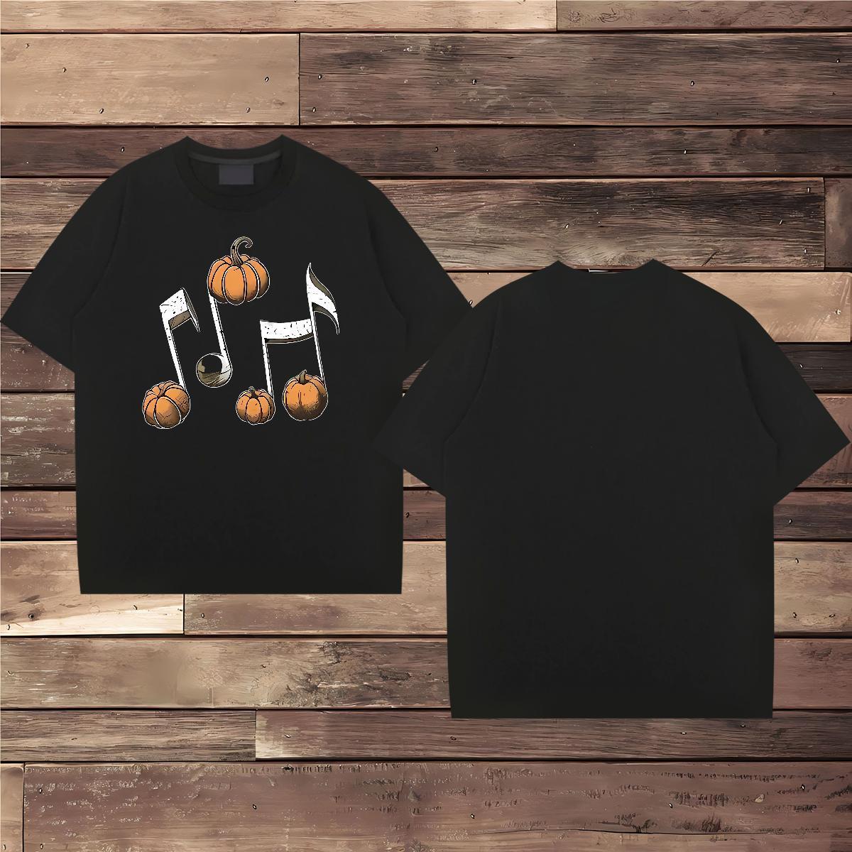 T-Shirts for Men 100% Cotton 230g halloween Summer Casual Crew Neck Breathable DIY Anime Mens Tshirts Custom Unisex Tops Tees