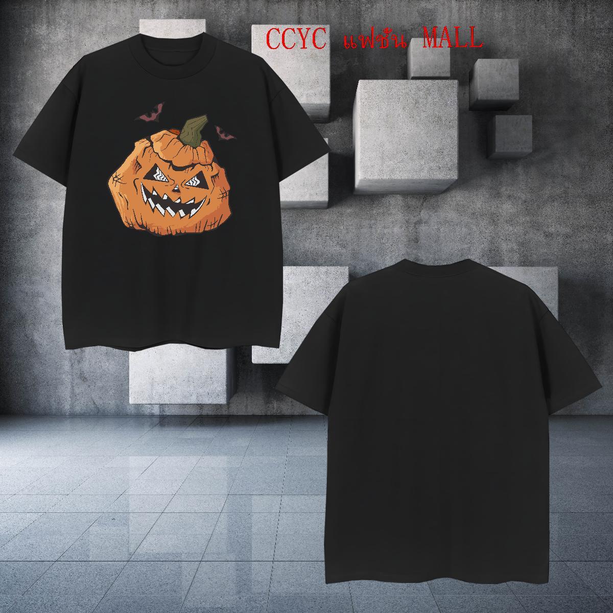 High Quality Men Tops Tees 100% Cotton 230g pumpkin T-Shirts Home Outdoor Short Sleeve O-Neck DIY Logo Oversized Stylist Clothes
