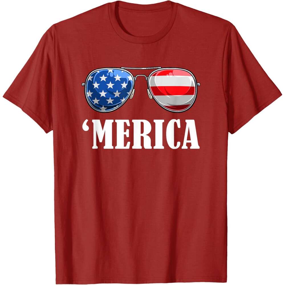 T shirt Mens 4th July America Independence Day Patriot USA Mens Womens T-Shirt shirts tshirt graphic tee Casual tops summer clothes Short sleeve Free 