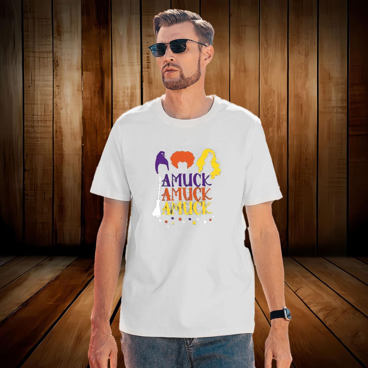 T-Shirts for Men 230g Cotton halloween Sport O-Neck Short Sleeve DIY Printed Tshirts Designer Fashion Classic Polos