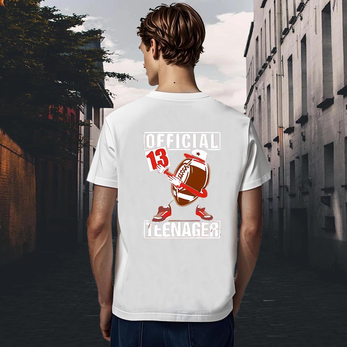 Loose Fit Men Tops Tees 230g 100% Cotton Street rugby Black White Short Sleeve Soft Fashion Casual T-Shirts for Men Top Tees