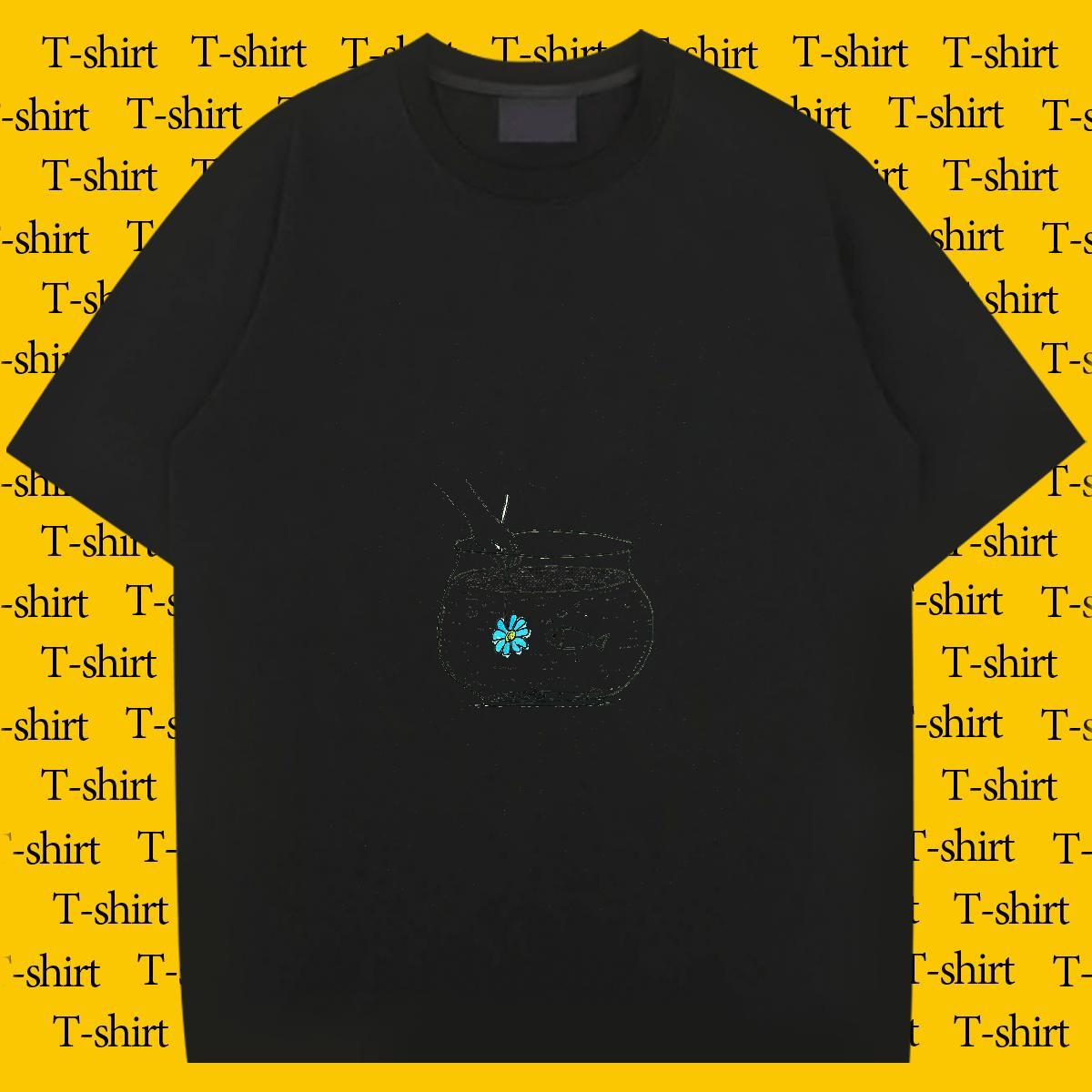 Free Shipping T Shirts Men 100% Cotton 230g fish Summer Casual Clothings O Neck Short Sleeves TOP Quality Tshirt for Man Woman Oversized 3XL 4XL