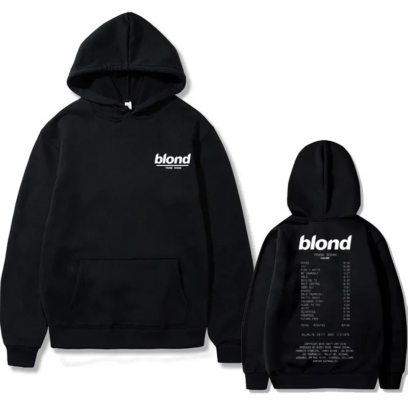 Rapper Frank Hoodie Gold Pattern Sportswear Mens and Womens Ocean Hip Hop Sweasthir Fashion Retro Pullover 240806