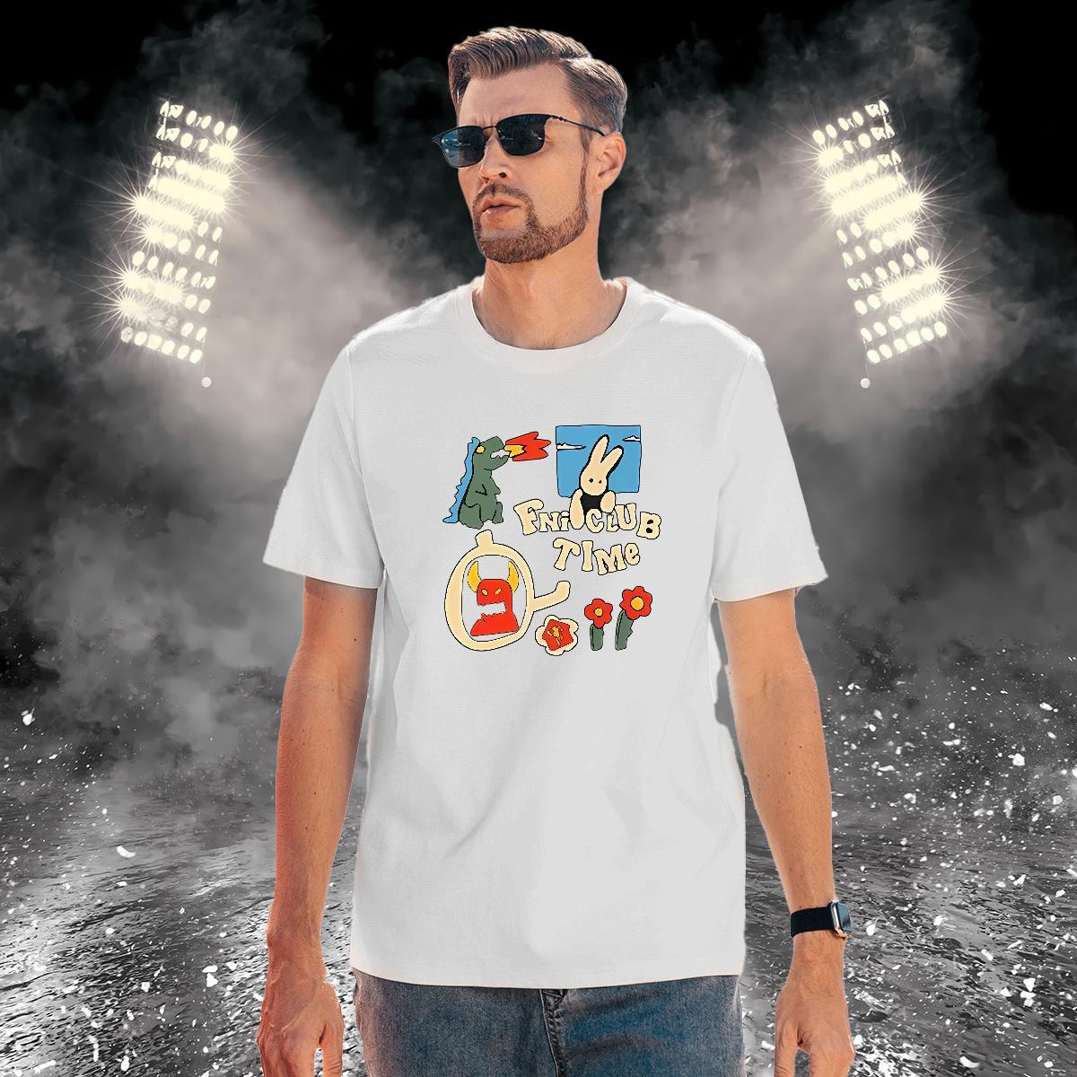 Men T Shirts 230g 100% Cotton dinosaur Outdoor Crew Neck Breathable Plus Size Custom Tshirts Brand Cool Design Tees