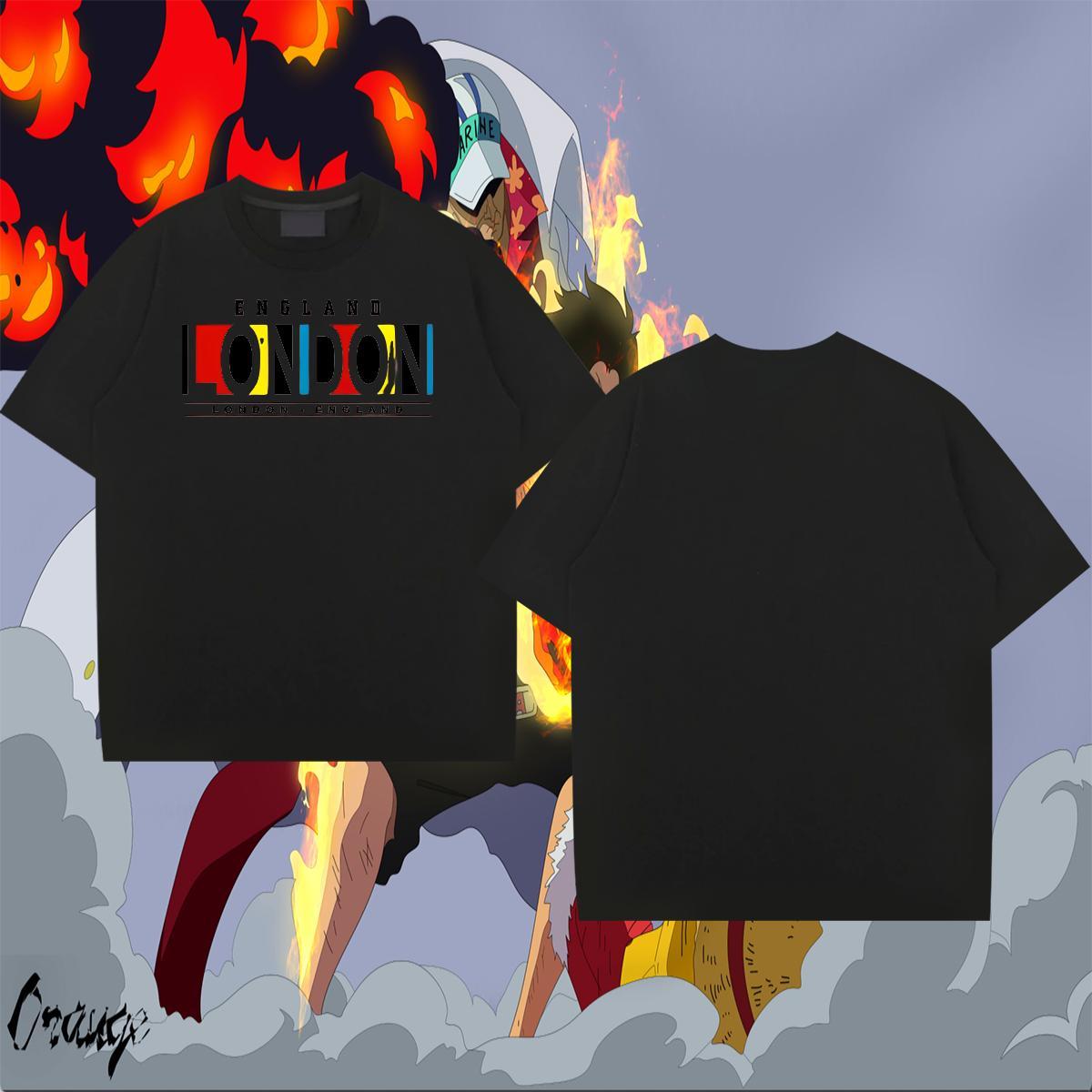 Cool Men Tees 230g Pure Cotton Outdoor letter Custom Print Oversized Round Neck Short Sleeve Fashion Design T Shirts Men Tee Shirt