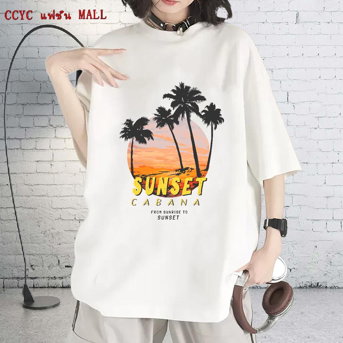 Loose T shirt O-Neck Short Sleeve Tshirt for Man Woman Anime Print sun Street Casual 100% Cotton 230g Brand Top Tees