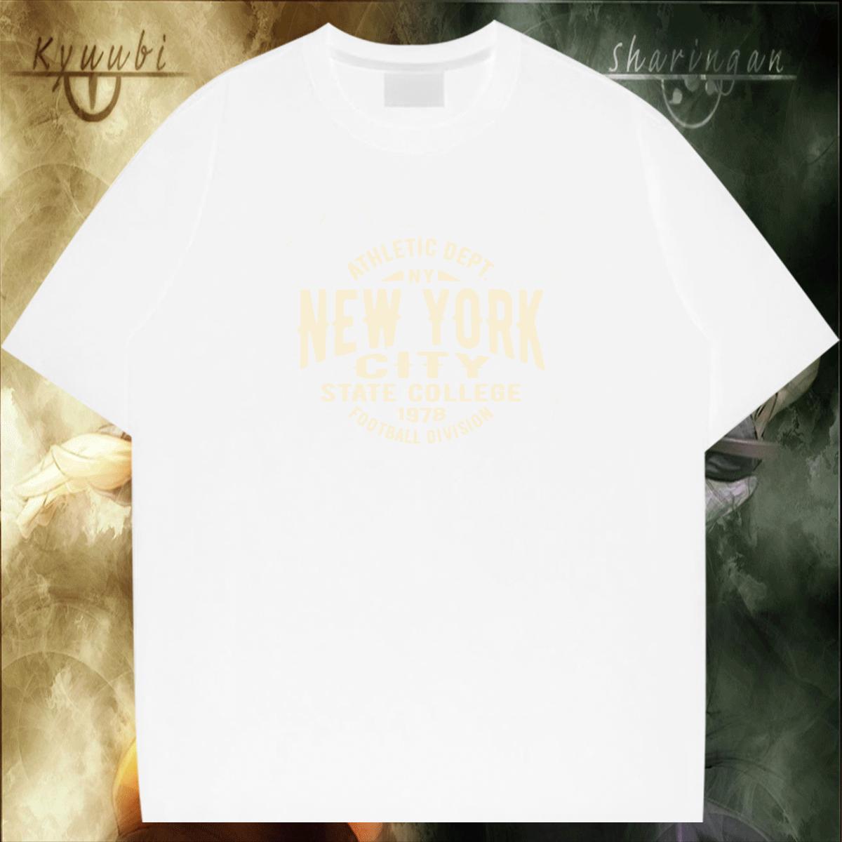 High Quality Tshirts 230g 100% Cotton Sports Casual letter DIY Printed Short Sleeve Soft New Designer T Shirt For Man Tops Shirt