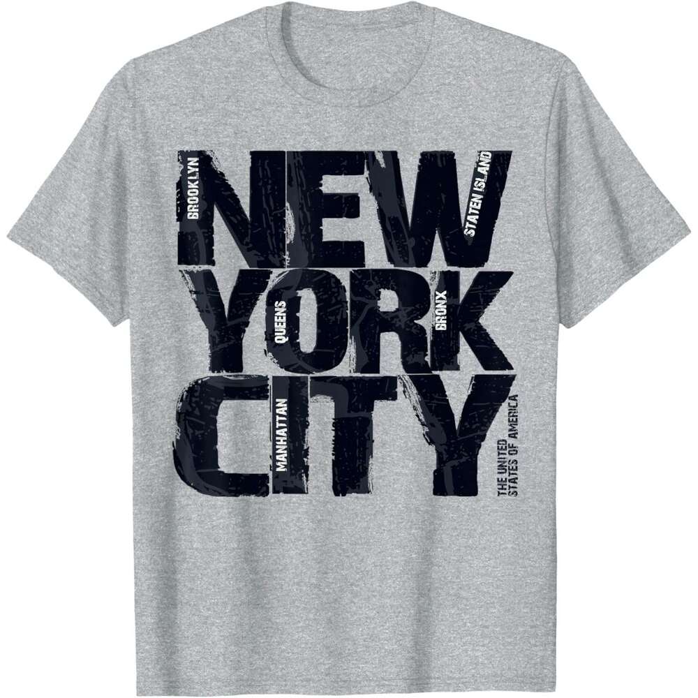 T shirt Mens I Love York, Cool Retro New York City Graphic Design T-Shirt shirts tshirt graphic tee Casual tops summer clothes Short sleeve Free shipp