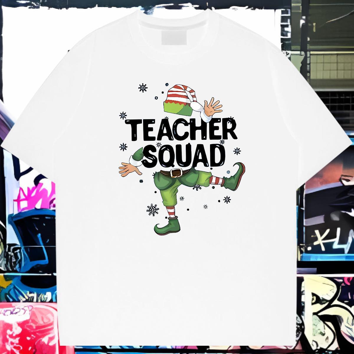 Fashion Casual Man T Shirts 230g Pure Cotton Christmas Outdoor Tops Breathable TOP Quality Men Tops Tees Oversized