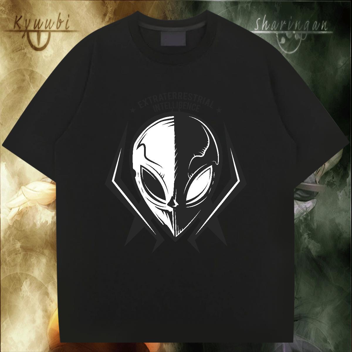 High Quality Men Tshirts 230g Cotton Street wear Hip Hop ET Asian Size Breathable Fashion Design T shirt Tees Shirts