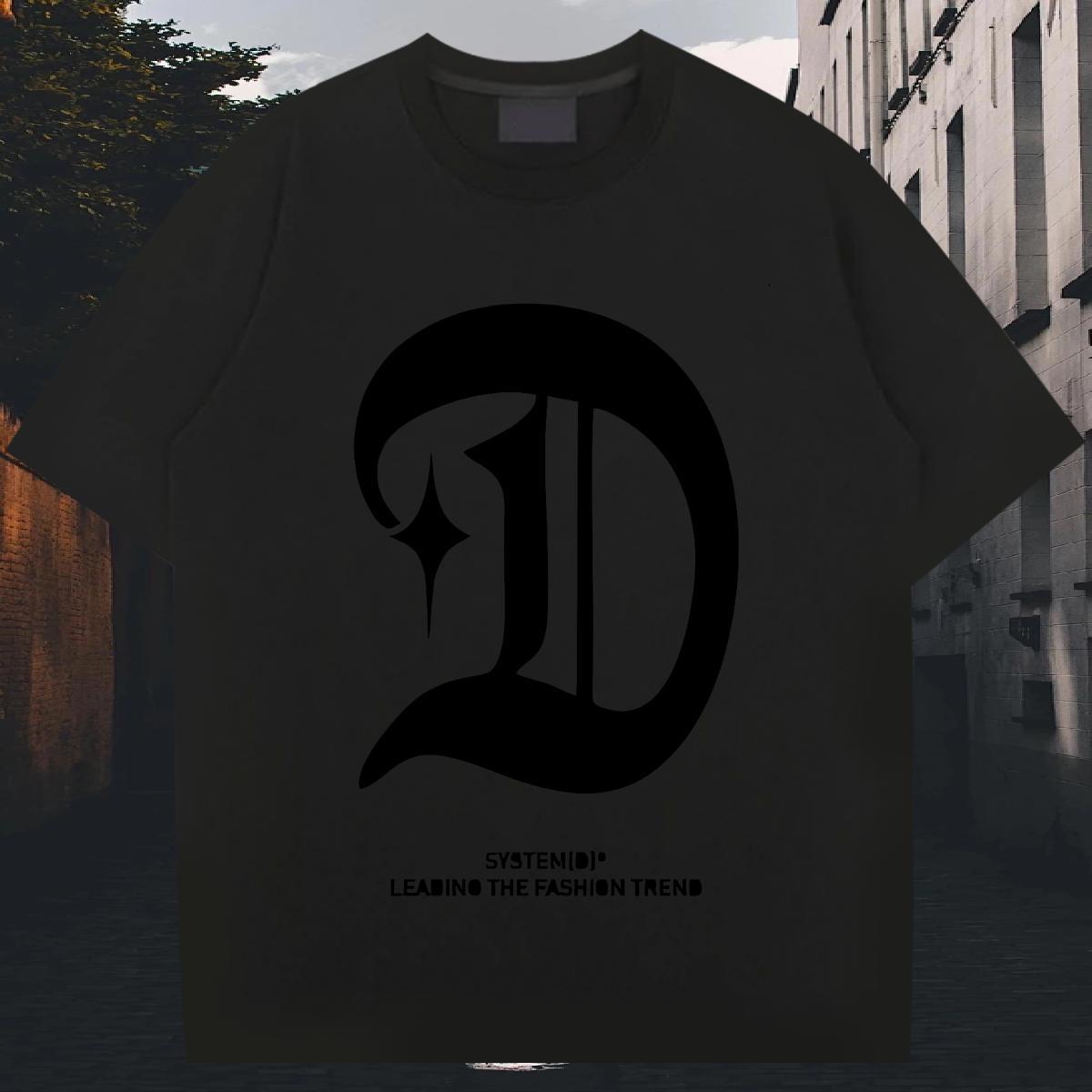 Popular Mens Tshirts 100% Cotton 230g Hip Hop letter White Plus Size Breathable Customized Mens T Shirts Tops Tees