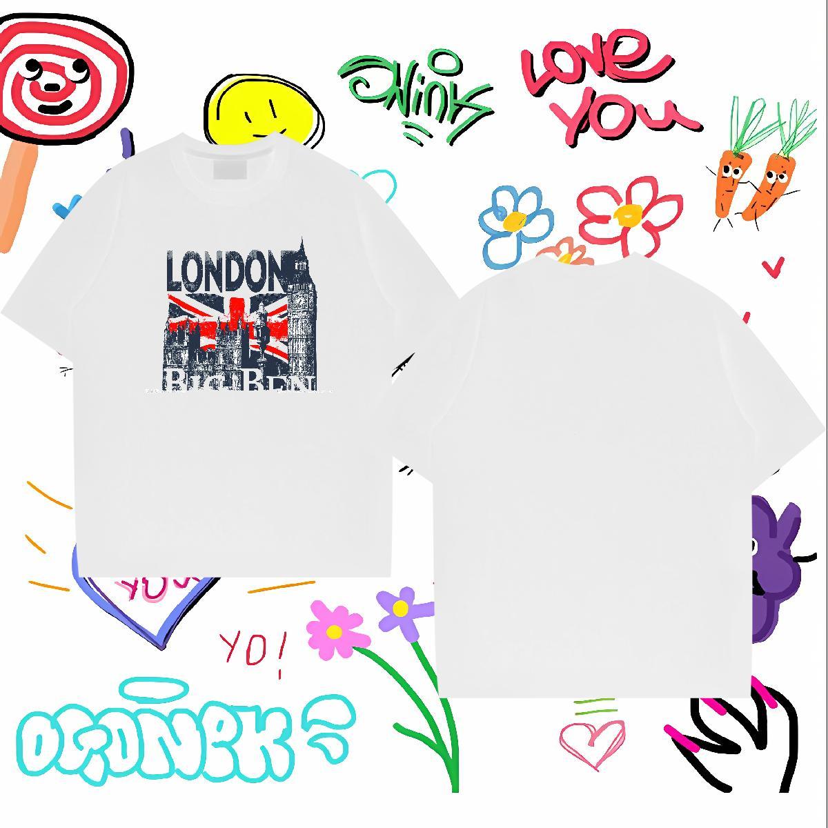 Fashion New Men T Shirts 230g 100% Cotton Tall buildings Street Clothes Breathable Crew Neck Popular Tshirts Oversized 4XL