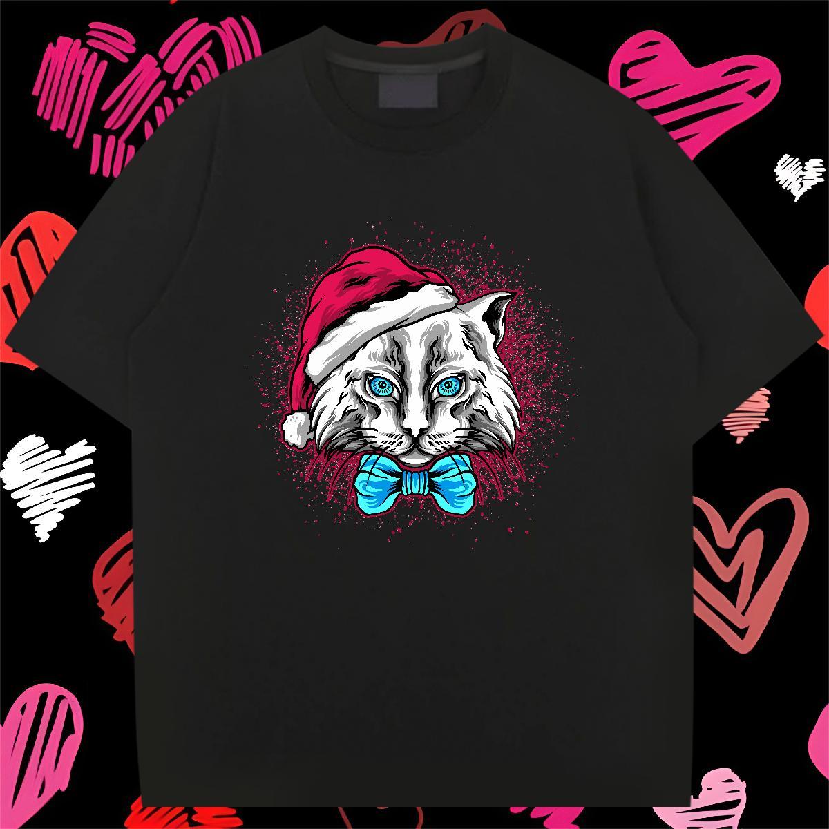 Customized Men T Shirts 230g 100% Cotton cute Summer Casual Tees Shirts Round Neck Short Sleeve Free Shipping Mens Tshirts Plus Size Cartoon