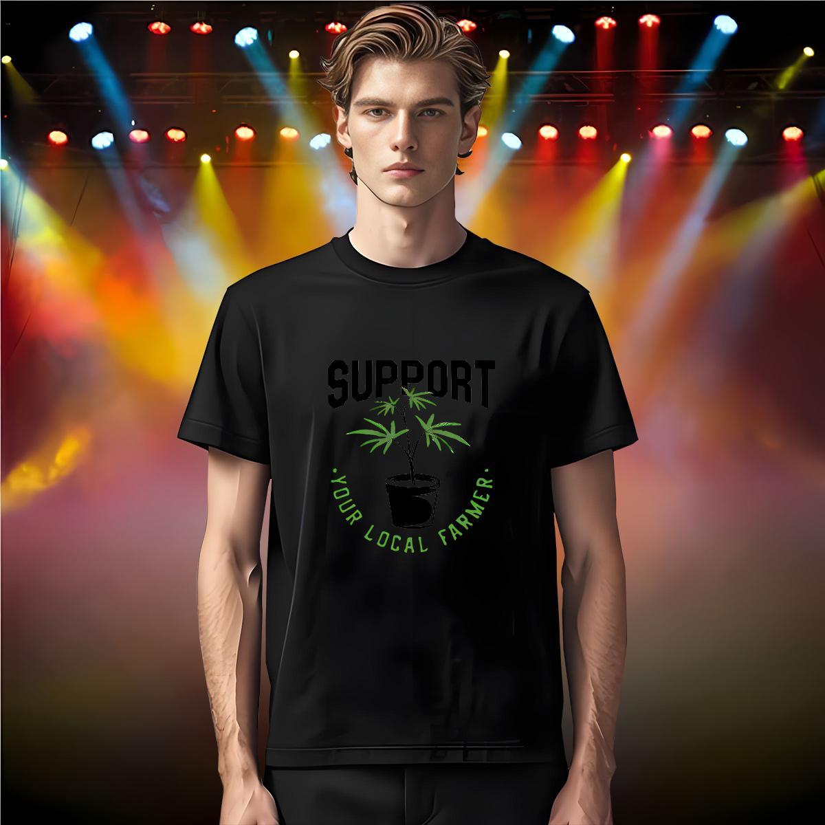 Customized T Shirt For Man 230g Cotton tree Beach Tshirts Breathable Short Sleeve Free Shipping Mens Tshirts DIY Anime