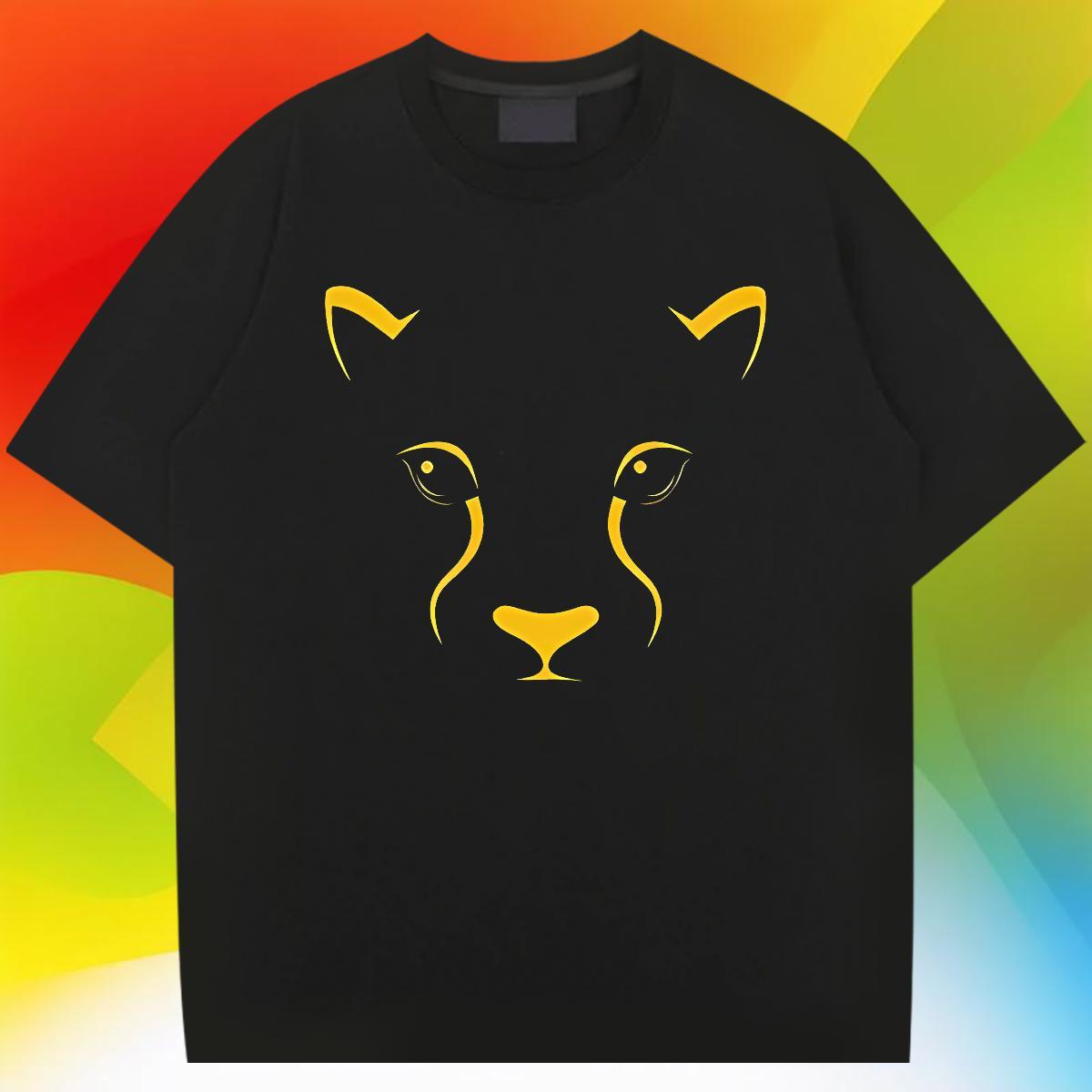 Cool Tshirts 230g Cotton Sport dog Floral Print Short Sleeve Soft Fashion Design Man T Shirts Tee Shirt