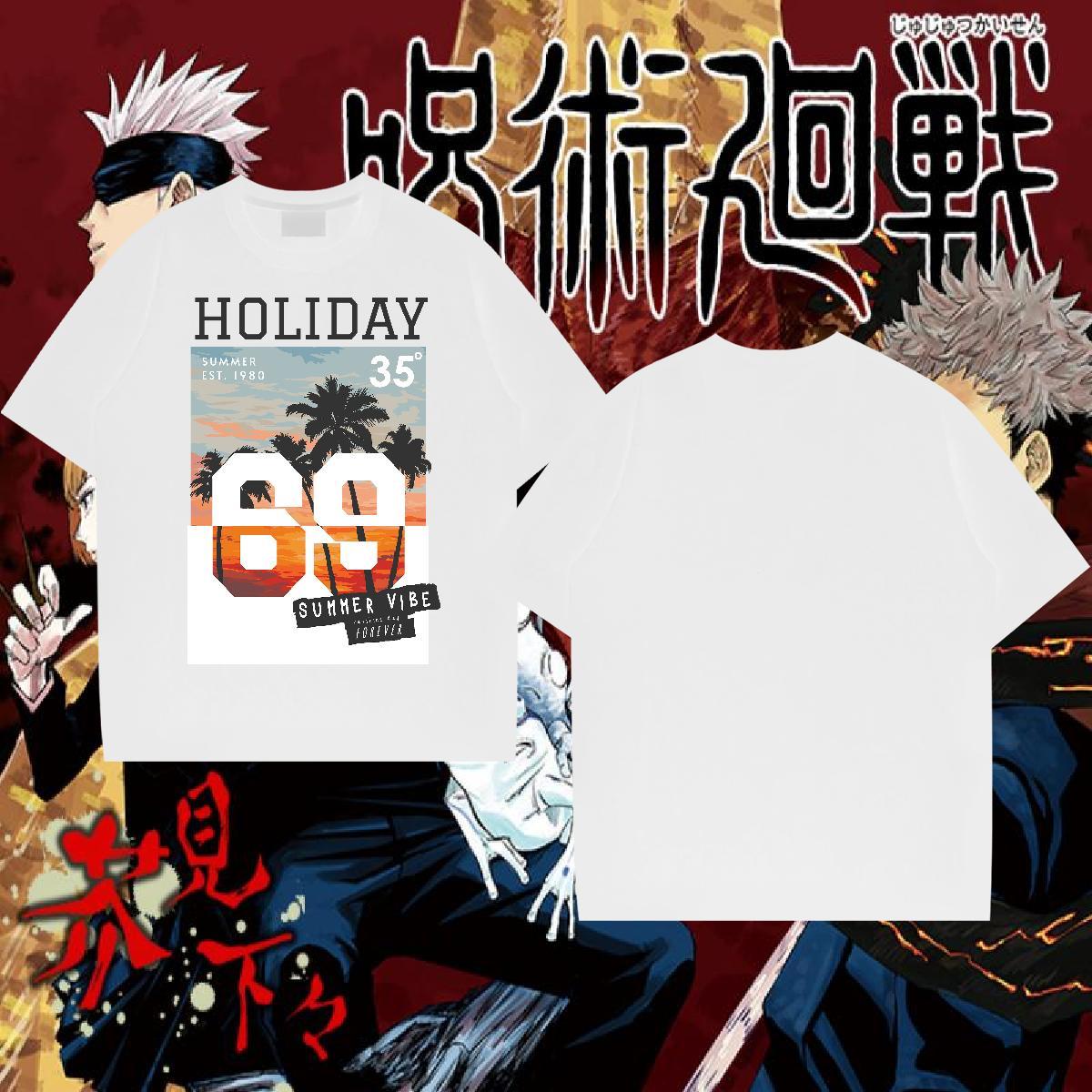 Classic T-Shirts for Men 230g Cotton tree High Street Hip Hop Clothes Crew Neck Breathable Comfortable Tshirts Oversized
