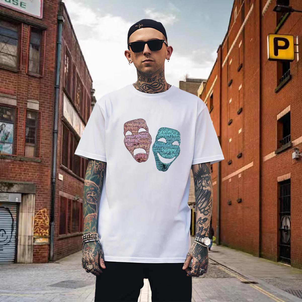 T shirt 230g Pure Cotton painting Sports Casual Breathable Short Sleeve Oversized 3XL 4XL Tshirts Free Shipping Classic Top Tees