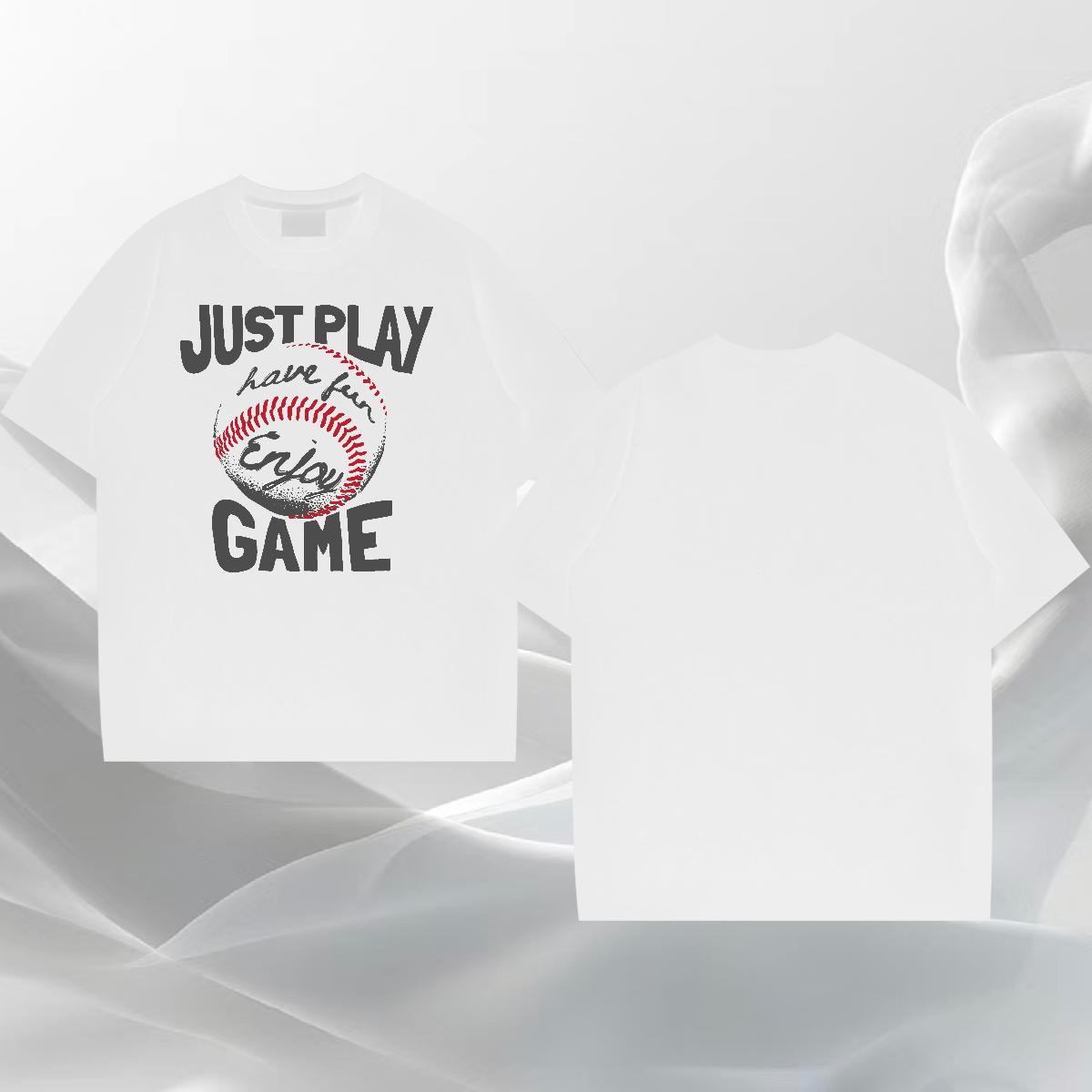 Loose Fit Men Tops Tees 230g 100% Cotton Sport basketball Custom Print Plus Size Breathable Soft Fashion T-Shirts Tshirts