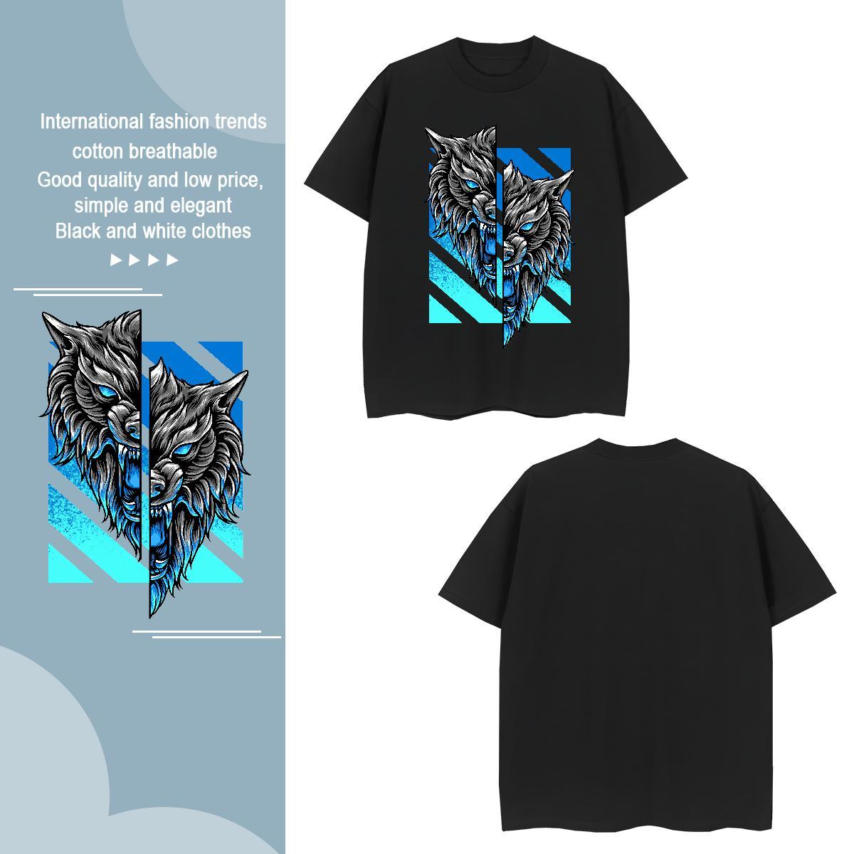 Mens T Shirts 230g Cotton Casual Daily Wear Pure Cotton DIY Printed Couples T Shirts Fashion Design Designer Clothes