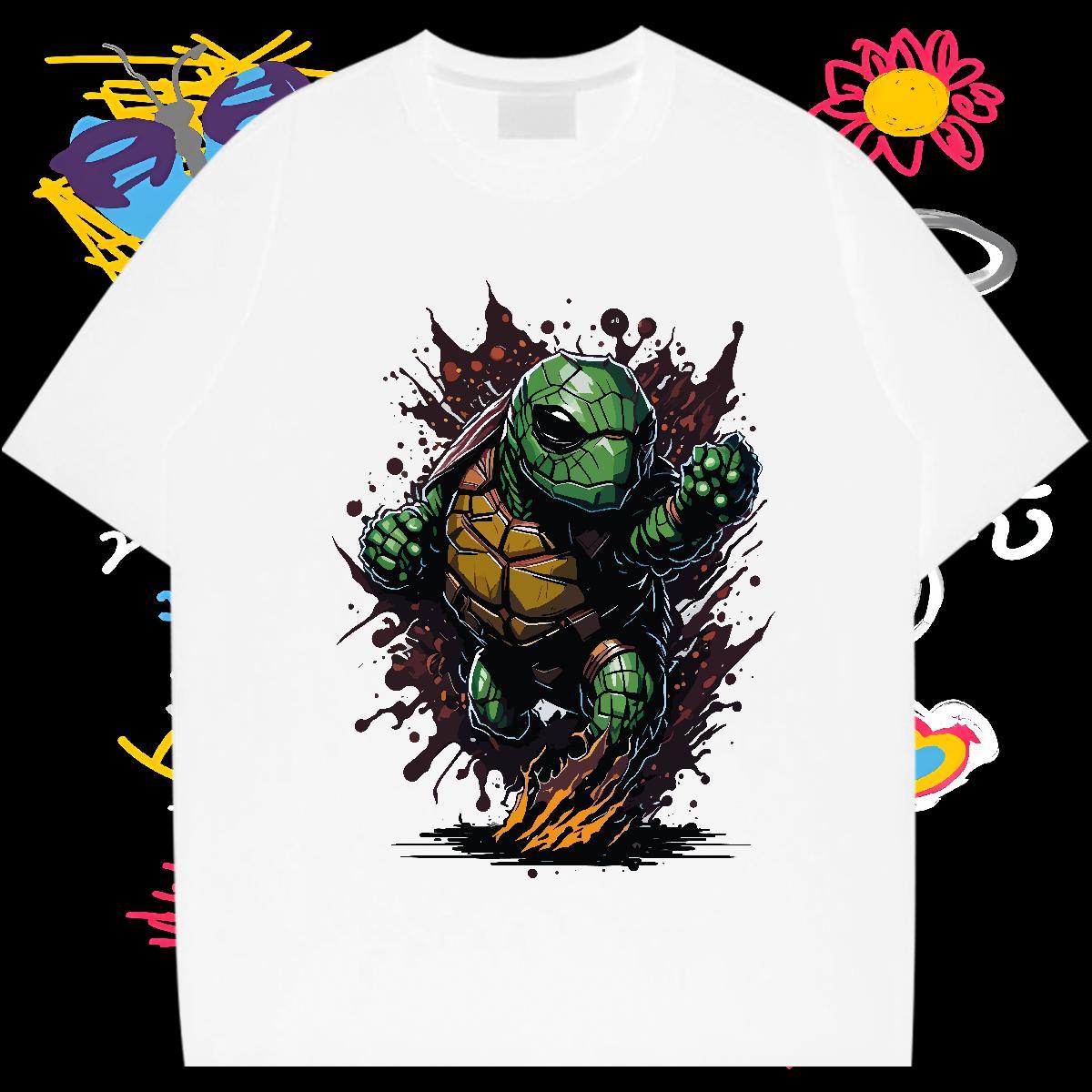 DIY Customized T shirt 230g Pure Cotton Daily Outfit Tees Shirts Breathable Short Sleeve Designer Men Tees Custom Cartoon