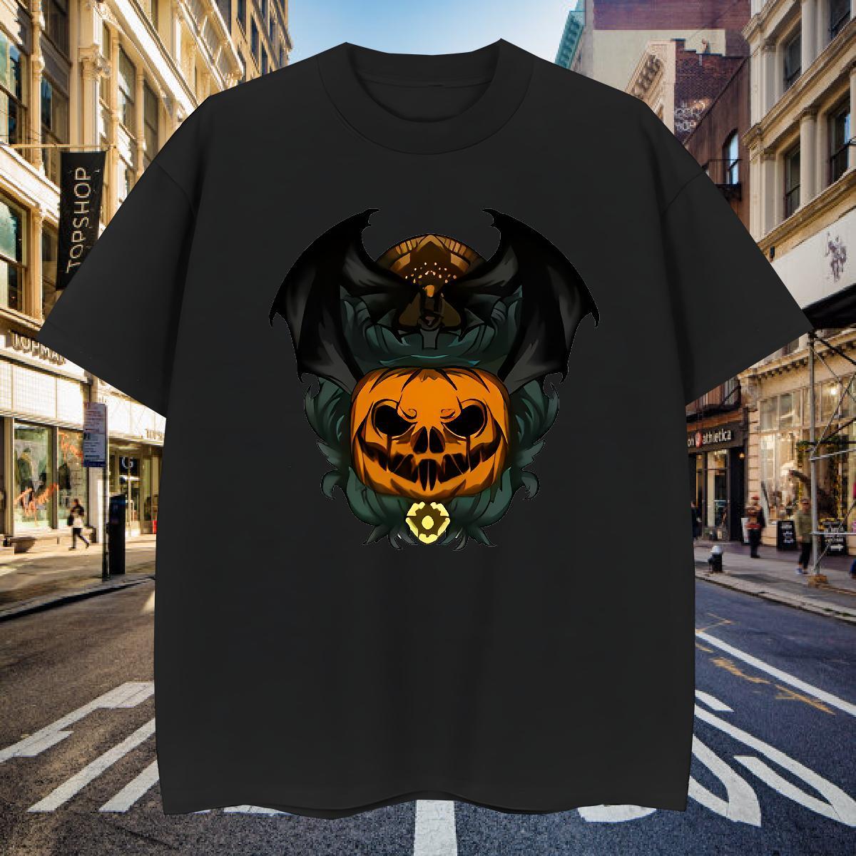 Mens T Shirts 230g Cotton pumpkin Daily Outfit Breathable Short Sleeve DIY Printed Mens Tshirts Fashion TOP Quality Tops Shirt