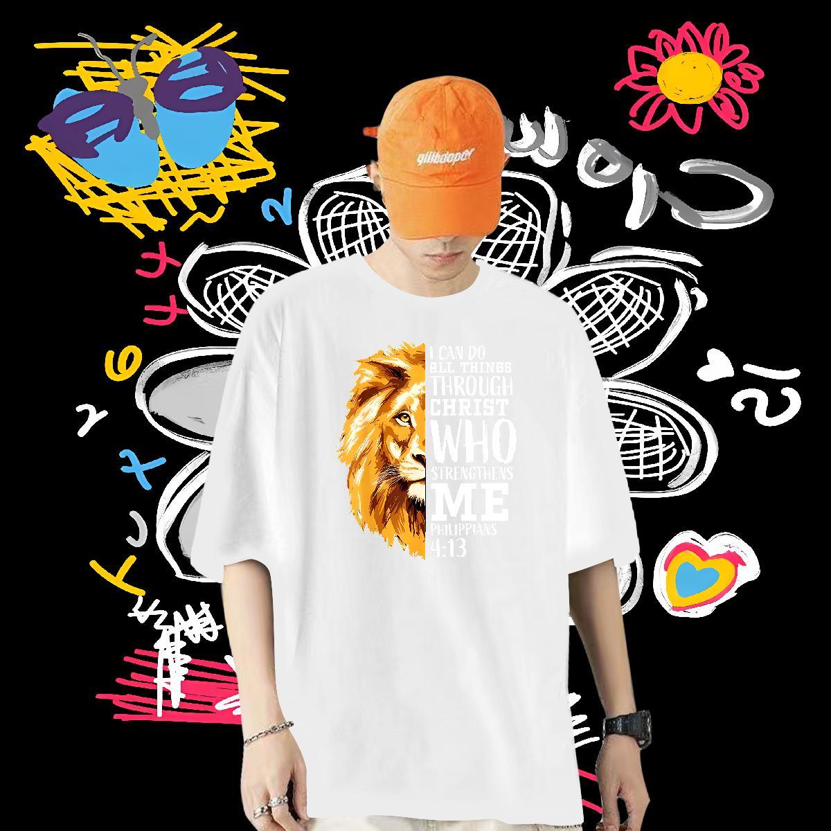 Fashion Casual Men T Shirts 230g Pure Cotton Casual Daily Wear Tees Shirts Short Sleeve O-Neck Cool Men Tshirts Oversized