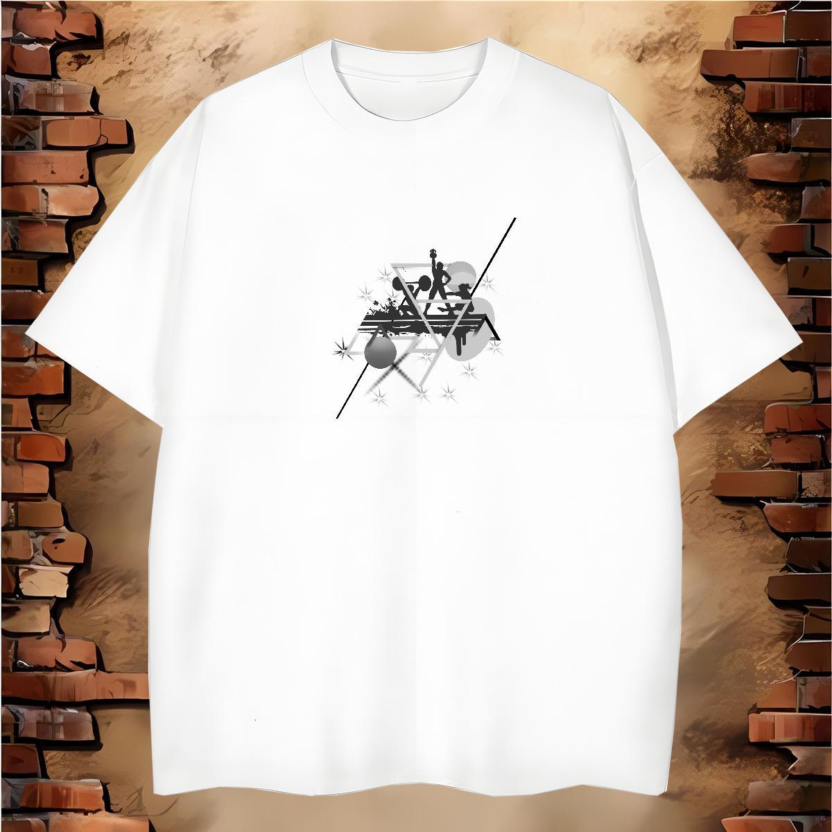 T-Shirts 230g 100% Cotton icon Sport Short Sleeve Soft Custom Printed Mens Tshirts Customized Popular Top Tees