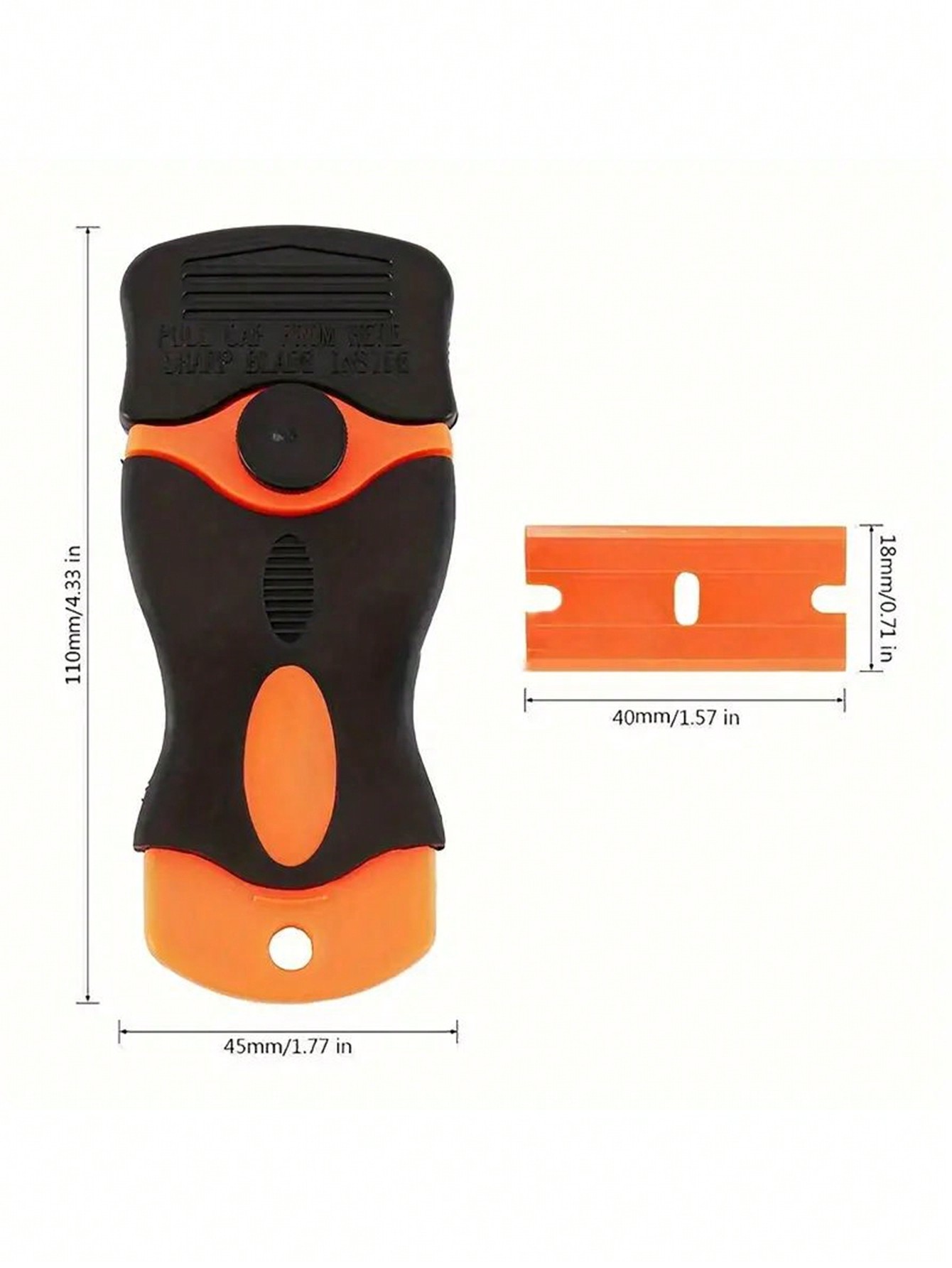 11pcs glue removal small scraper car film glass multi-function tool cleaning floor scraper wallpaper scraper