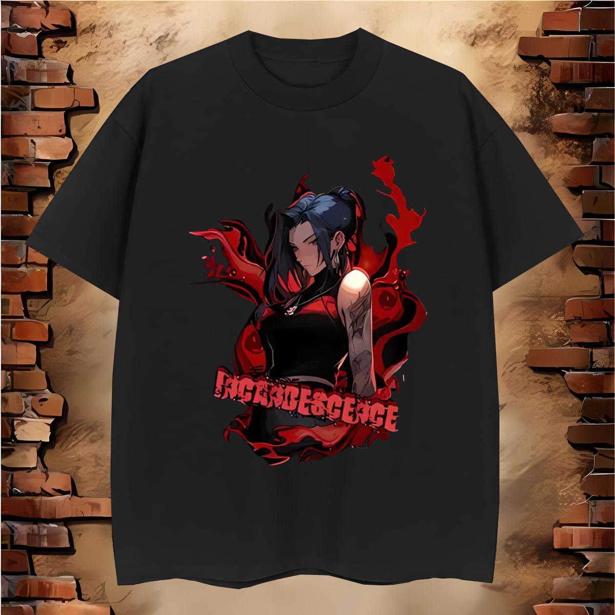 T Shirt For Man 230g Pure Cotton Anime characters Beach Breathable Soft DIY Men Tops Tees New Brand Tshirts