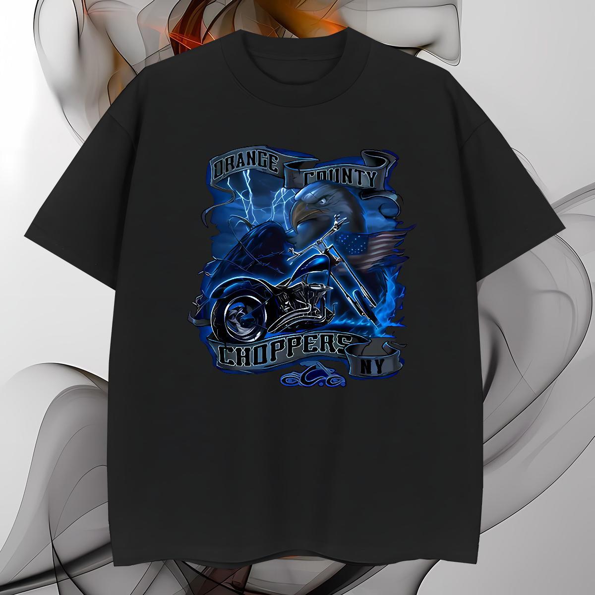 Mens T Shirts 230g Pure Cotton eagle Home Outdoor Breathable Short Sleeve Asian Size Men Tops Tees Factory Direct Classic Top Tees