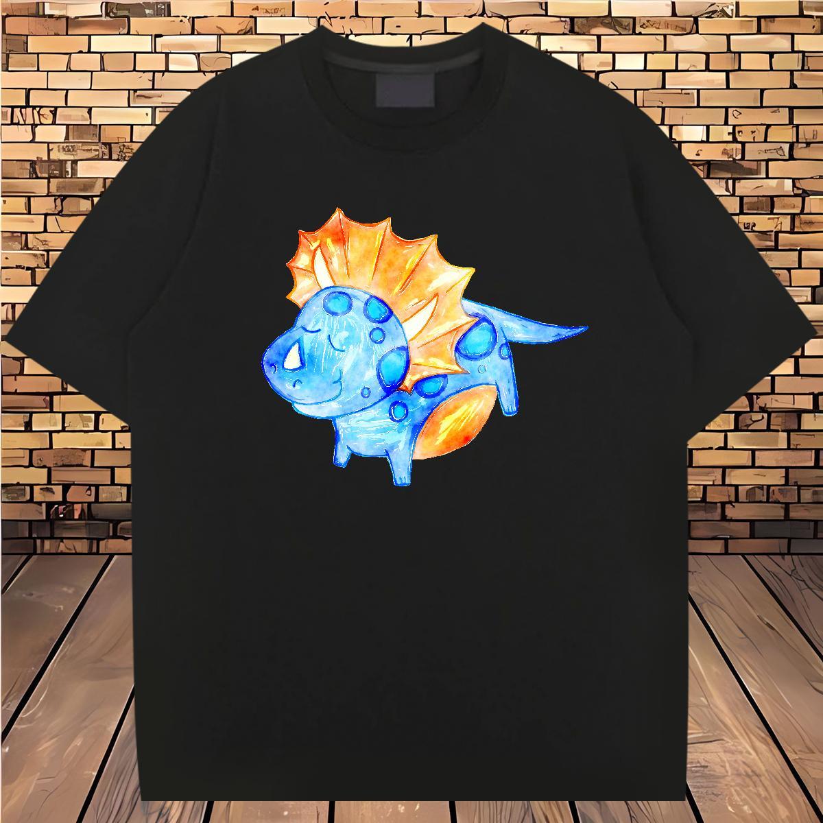 Man T Shirts 230g Pure Cotton dog Casual Short Sleeve Soft Asian Size Men Tshirts Fashion Designer TOP Quality Tops