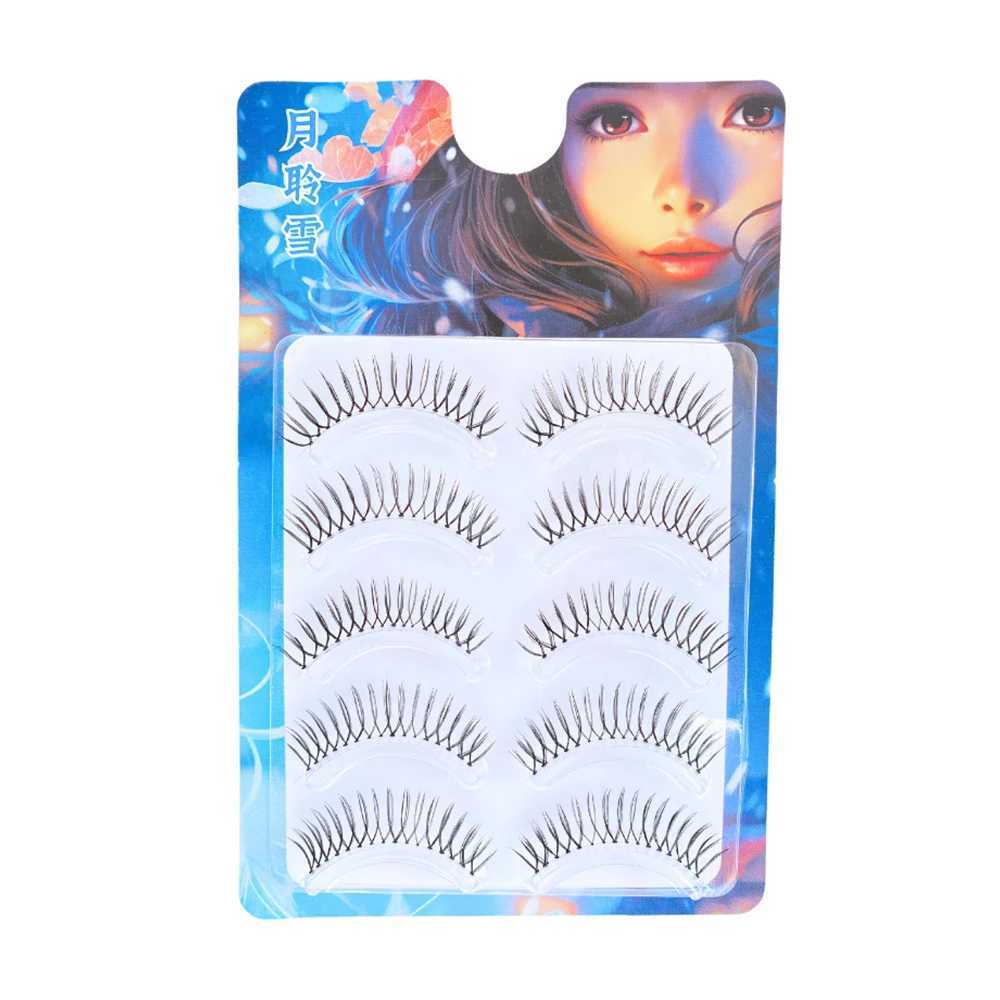 Korean Zhang Yuanying False Eyelash Extension Tool Makeup Transparent Eyelash Light Natural Soft False Eyelash W240803