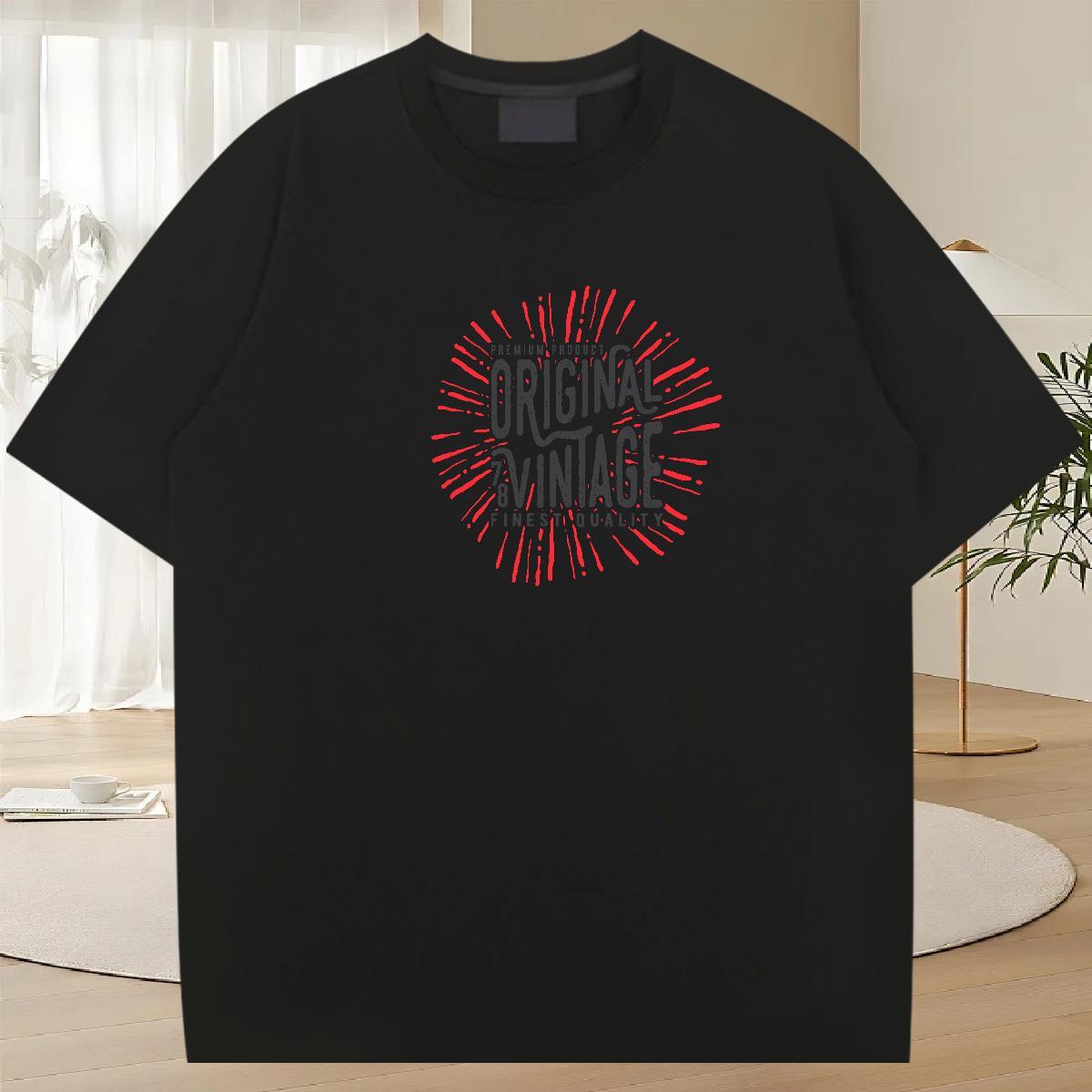 High Quality Tshirt for Man Woman 230g 100% Cotton Summer Casual letter Graphic Short Sleeve O-Neck Stylist Man T Shirts Top Tees