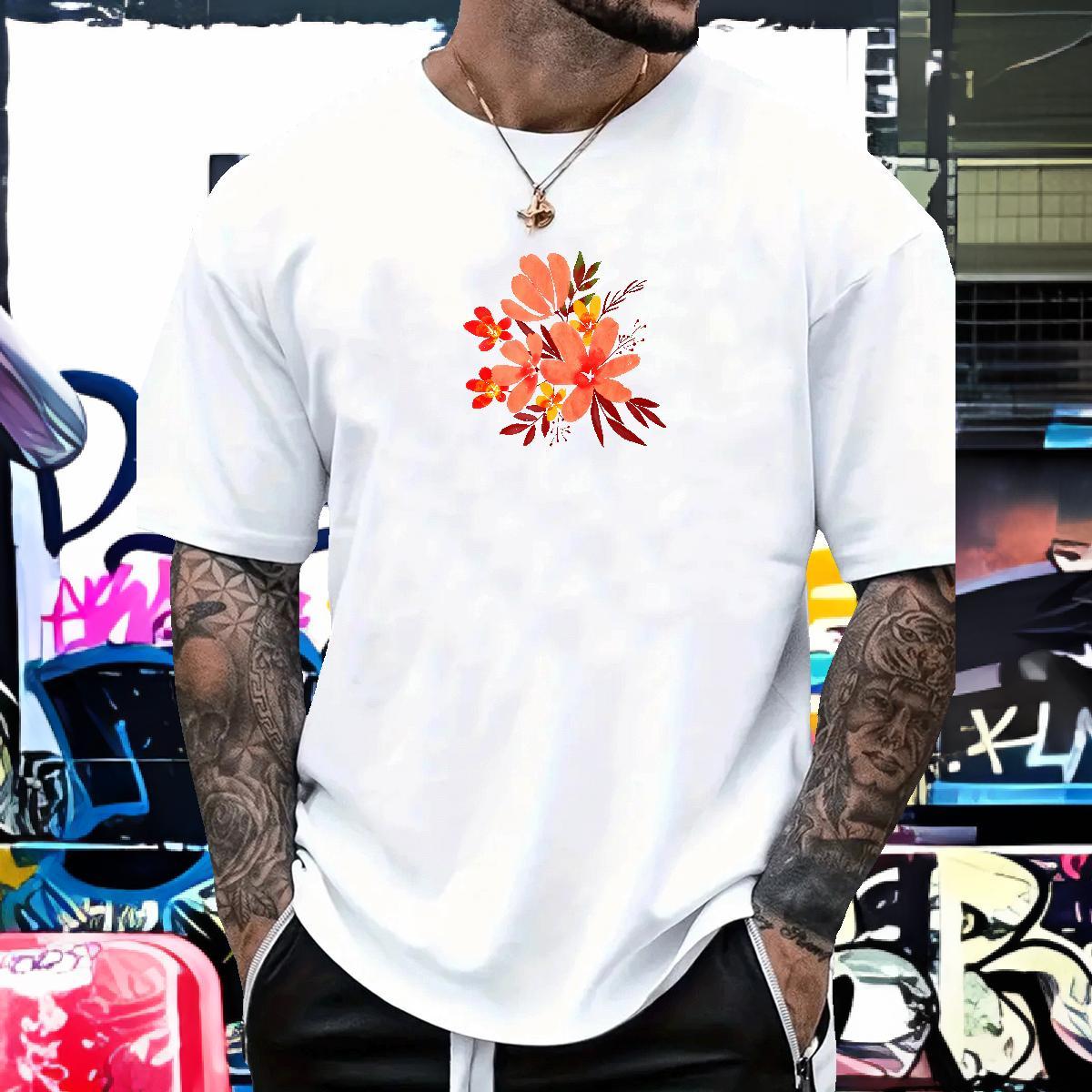 T Shirt For Man 230g 100% Cotton icon Street Casual Short Sleeve Soft DIY Printed Men Tshirts Designer Fashion Brand Clothes