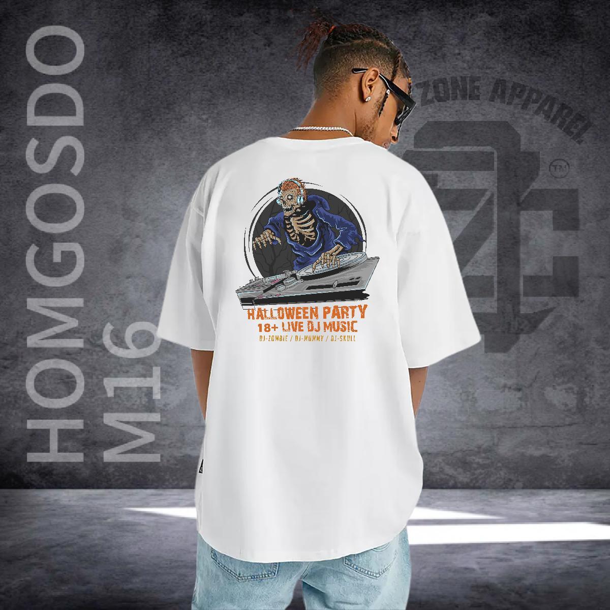Custom T-Shirts 230g Pure Cotton monster Daily Wear Tops Breathable Crew Neck Free Shipping Men Tshirts Anime Print