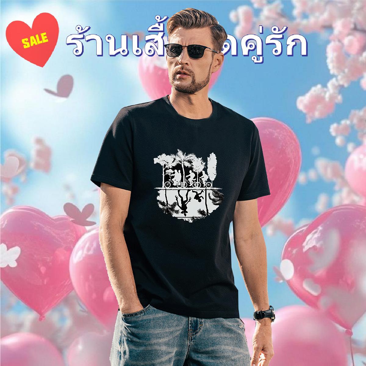 Fashion New T shirt 230g Pure Cotton tree Summer Casual Tops Tees Breathable Short Sleeve Unisex Mens Tshirts Customized Print