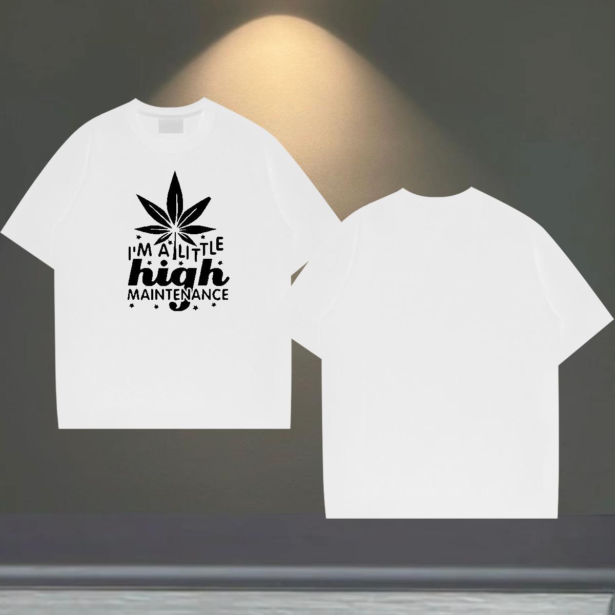 Classic Men Tshirts 230g Pure Cotton Anime Printing Street letter Oversized Crew Neck Breathable Designer Fashion T shirt Tees Shirts