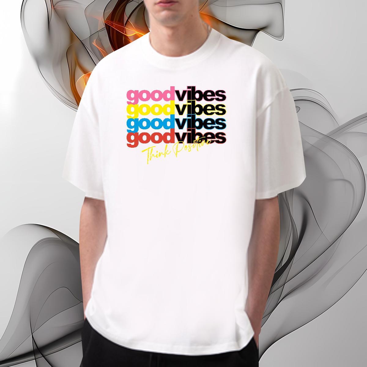 Fashion T shirt letter Polos 100% Cotton 230g Anime Printing Street Designer Oversized Breathable Crew Neck Men Tshirts