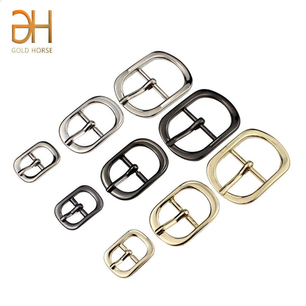 50Pcs Metal High Quatity Leather Bag Handbag Shoes Shoulder Strap Belt Adjust Roller Pin Buckle Snap Oval Rectangle O Ring Repai 240805