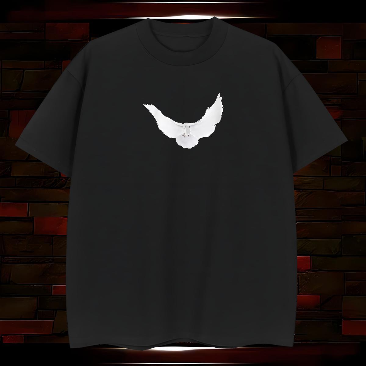 T-Shirts 230g 100% Cotton eagle Daily Outfit Short Sleeve O-Neck Custom Print Plus Size Men Tees Fashion New Brand Top Tees