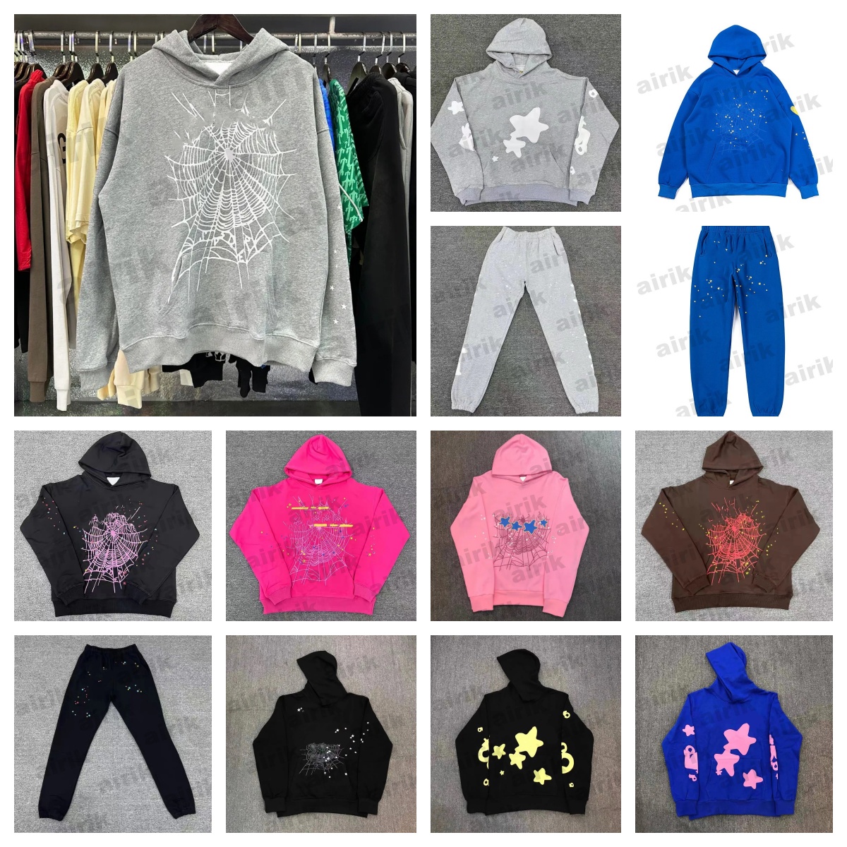 Fashion hat mens pullover outdoor leisure sports luxury set Embroidered print sweatshirt Loose fashion jogging hoodie designer eur size S-XL